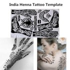 Henna Tattoo Stencil Kit Reusable Templates For Body Art And Makeup