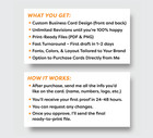 Business Card Design     Professional  Eye-catching   Ready-to-print Digital File 