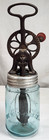 Antique Holt Lyon Cream Whip Mayonnaise Mixer Beater W  Blue Holt Lyon Jar