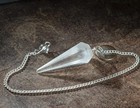 Clear Quartz Crystal Pendulum Natural Stone Reiki Chakra Healing Dowsing Pendant