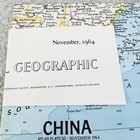 Vintage 1964 National Geographic Map Of China   Asia
