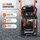 Uimoso Plate Compactor Tamper 2 8 Hp Walk-behind Rammer With 78 5cc Epa Engine