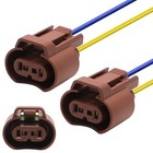 9006 Hb4 Female Socket Wiring Harness Pigtail Connector   Compatible With