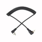 Camera Flash Sync Cable Coiled Flash Sync Cord 2 5mm Male Pc Sync Cable