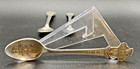 3 Vintage Silver Plated Rolex Bucherer Switzerland Souvenir Spoons Lucerne Swiss