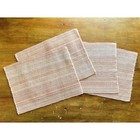 Vintage Hand Woven Thick Cotton Tweed Placemats Set Of 4 Earth Tone Boho Mcm