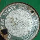 Quaker State Vintage Motor Oil 1 U s  Fl  Quart Green white Metal Can