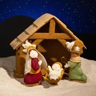 Dmg Diy Bucilla Holy Family Nativity Christmas Manger Felt 3d Ornament Kit