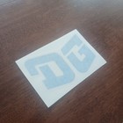 Vintage Motocross Dg Performance 4  Blue Sticker Decal Yamaha Yz Rm Cr Kx Ahrma