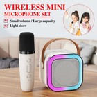 Portable Bluetooth Karaoke Microphone With Speaker For Ktv Singing Wireless