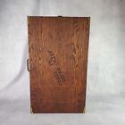 Vintage Train Storage Case Santa Fe Super Chief Ho Scale Custom Made Wooden Case