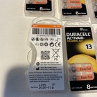 Duracell Activair Hearing Aid Batteries Size 13  64 Total  8 Packs Of 8 Exp 1 26