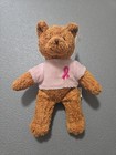 2001 Avon Breast Cancer Crusade Teddy Bear Pink Ribbon Vgc