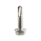  14 Hex Washer Head Self Drilling Sheet Metal Tek Screws 410 Stainless Steel