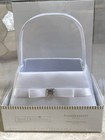 White Satin Flower Girl Basket For Wedding By Best Occasions New In Box