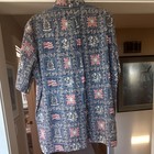 Reyn Spooner First Hawaiian Bank 150 Years Men s Hawaiian Shirt Xl Blue Floral