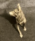 German Shephard   Alsatian Dog 2 1 2  Brass Handcrafted Figurine
