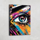 Blue Eye Wall Art Print Pop Art Painting Canvas Framed Luxury Home Decor
