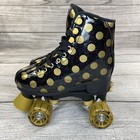 Roller Derby Polka Dot Roller Skates Girls Adjustable Sizing 12-2 - Open Box