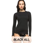 Private Island Hawaii Women Rash Guard Swimsuit Top Upf 50  Long Sleeve Shirts