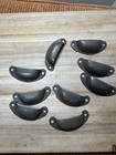 109- Antique Salvage Metal Bin Pull Copper  Brass  Handle Cabinet Knob Vintage