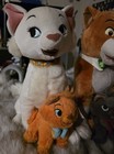 Disney The Aristocats Plush Stuffed Set Toulouse Berlioz Duchess Thomas Omalley 