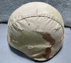 Genuine Desert Storm Us Army Combat Helmet - Made W kevlar  Excellent