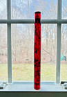 Bakelite Translucent Marbled Red Flambeau Rod 200g No Cracks