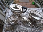 Antique Hugh Wishart Coin Silver Colonial Victorian Tea Set 54 Troy Oz Scrap  