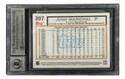 Juan Marichal Signed 2017 Topps  207 San Francisco Giants Card Bas Auto 10