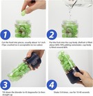 Portable Blender 14 Oz Personal Mini Protein Shakes Juicer Cup Usb Rechargeable