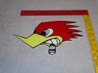 Vintage Thrush Automotive Woodpecker Hot Rod Garage 12  Metal Gasoline Oil Sign 