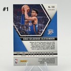 2019-20 Panini Mosaic Shai Gilgeous-alexander Thunder  133 Reactive Blue Prizm