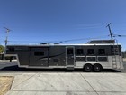 2017 Bison Coach Laredo 4 Horse With Living Quarters    slide-out   