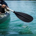 Black Aluminum And Plastic Adjustable 2-piece Kayak Paddles  90 