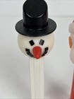 Vintage Thin Feet 3 9 Patent Snowman   Santa Pez Dispenser