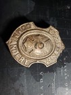 Antique Fireman Original Belt Buckle Zion Commander commandery  2 Firefighter