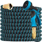 25-150ft Lightweight No-kink Water Hose  Flexible Upgraded Leakproof Water Hose