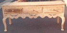 Beautiful Large Size Solid Wood Hoosier Buffet Cabinet     Unique Design     Gdc