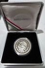 1987mexico Proof Libertad  999 Silver 1oz Coin 1 Onza Plata Pura With Box Toned