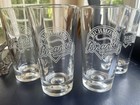 Set Of 4 Vtg Richmond Braves 16 Oz Glasses  Barware  Tea water -baseball Inset