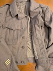 Vintage Eisenhower Military Jacket Mens 38r Wwii 40s Us Army Field Wool Patches