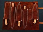 Handmade Damascus Stcel Chef Tool  Set Micarta And Wood Handle gift