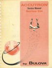 Accutron Service Manuals  214 And  218 Bulova Wrist Watch Timepiece Repair On Cd