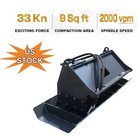Vibratory Compactor Grader Hydraulic Skid Steer Attachment Bobcat New Wolfequip