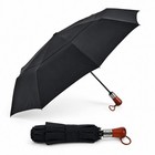 Compact Folding Travel Umbrella  Auto Open close  Windproof Double Canopy