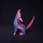 Beautiful Oaxacan Wood Carving Coyote Alebrije  Mexican Folk Art 