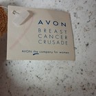 Avon Breast Cancer Crusade 8in Brown Plush Teddy Bear Pink Shirt Hang Tag