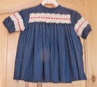 Vintage Kate Greenaway Child toddler Dress Size 2t-pleated Design Fabric