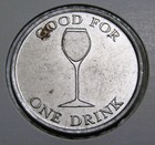 Santa Fe Saloon Goldfield Nevada Since 1905 Good One Drink Aluminum Trade Token